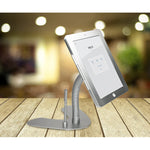Cta Digital Dual Security Gooseneck Kiosk Stand Anti Theft Cable For Ipad Air Ipad Pro 9 7 Silver Pad Dsgk