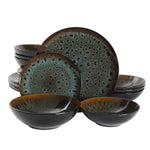 Double Bowl Dinnerware Set 16 Pieces