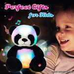 Musical Led Panda Stuffed Animal Glow Soft Plush Toys Light Up In Dark Singing Bedtime Companion Birthday Gift For Kids On Christmas Birthday 10