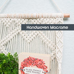 Macrame Wall Hanging Shelf