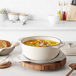 Cast Iron Covered Dutch Oven Enamled