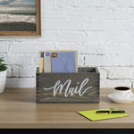 Rustic Gray Wood Tabletop