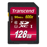 Transcend 128Gb Sdxc Class 10 Uhs 1 Flash Memory Card Up To 90Mb S Ts128Gsdxc10U1