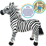 Zebenjo The Zebra 16 Inch Stuffed Toy