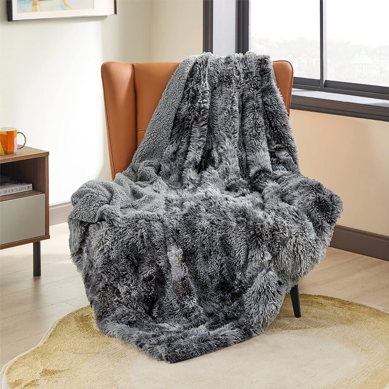 Soft Plush Cozy Shaggy Shag Furry Warm Thick Blanket – BlessMyBucket