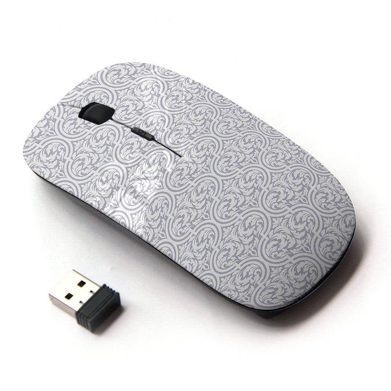 Optical 2 4G Wireless Computer Mouse Retro Floral