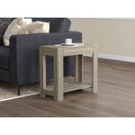 Safdie Co Dark Taupe With Drawer Accent End Table Brown