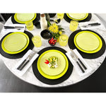 Melamine Plastic Plate Bowl Dinnerware Set