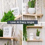 Macrame Wall Hanging Shelf