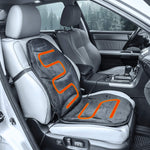 In9438 Velour 12V Car Seat With Lumber Support Soft Warm With Easy Controller