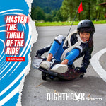 Nighthawk Electric Ride With Side Handlebars For Steering
