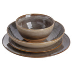 Double Bowl Dinnerware Set 16 Pieces