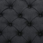 Christopher Knight Home Keiko Fabric Armed Storage Bench Dark Grey 19 50 D X 50 00 W X 19 25 H
