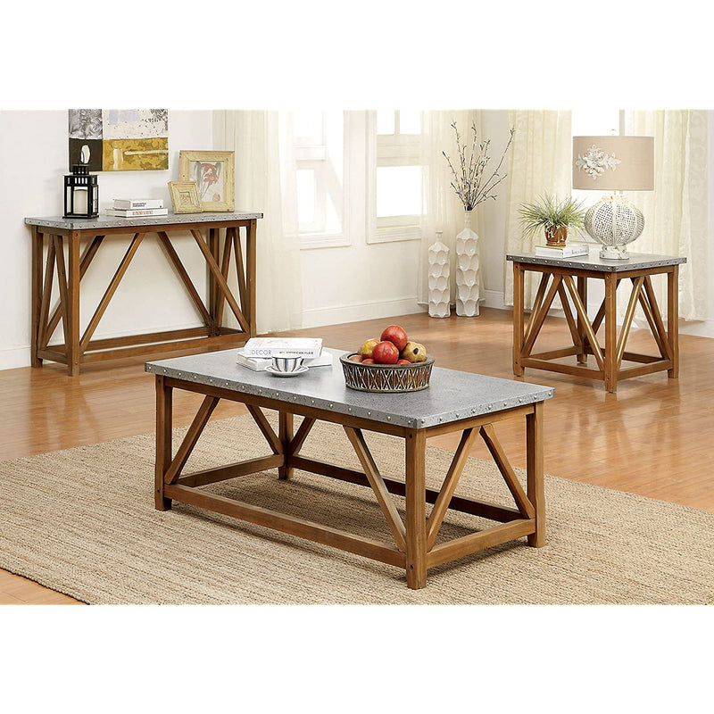 Furniture Of America Nalli Living Room Tables Natural
