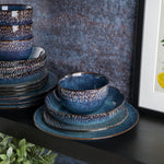 Double Bowl Dinnerware Set 16 Pieces