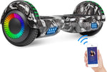 Hoverboard For Kids With Built In Bluetooth Speaker Colorful Lights Wheels