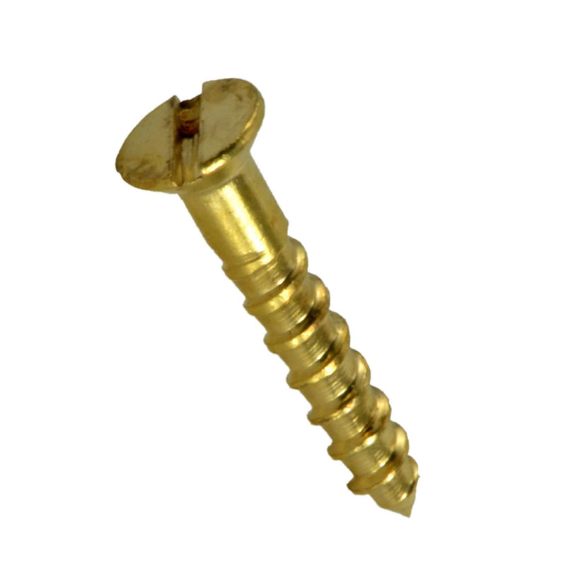 Hard To Find Fastener 014973437466 Slotted Flat Wood Screws 0 X 3 8 Piece 40
