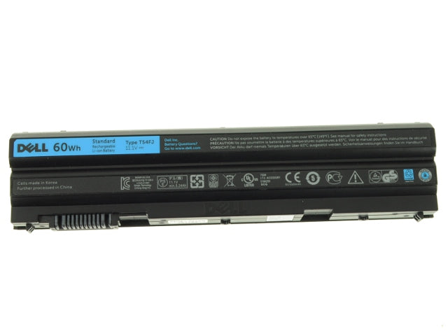 New Genuine Dell Latitude E6520 E6440 E6420 E5520 E5420 60WH T54FJ Laptop Battery