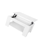 Lift Up Top Coffee Table Mechanism Furniture Laptop Storage Shelves Living Room