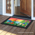 Paradise Parrot Summer Doormat Indoor Outdoor Tropical 18 X 30 Briarwood Lane
