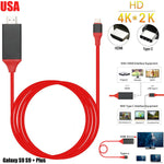 3 1 Type C To 4K Hdmi Hdtv Video Cable For Samsung Galaxy S9 S9 Plus Note 8