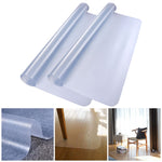 Rectangle Pvc Floor Mat Protector For Hard Wood Office Desk Chair 60X46 2 Pack