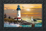 Sunset Lighthouse Summer Doormat Nautical Indoor Outdoor 18X30 Briarwood Lane