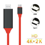 3 1 Type C To 4K Hdmi Hdtv Video Cable For Samsung Galaxy S9 S9 Plus Note 8