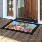 Peace Van Floral Doormat Everyday Indoor Outdoor 18 X 30 Briarwood Lane
